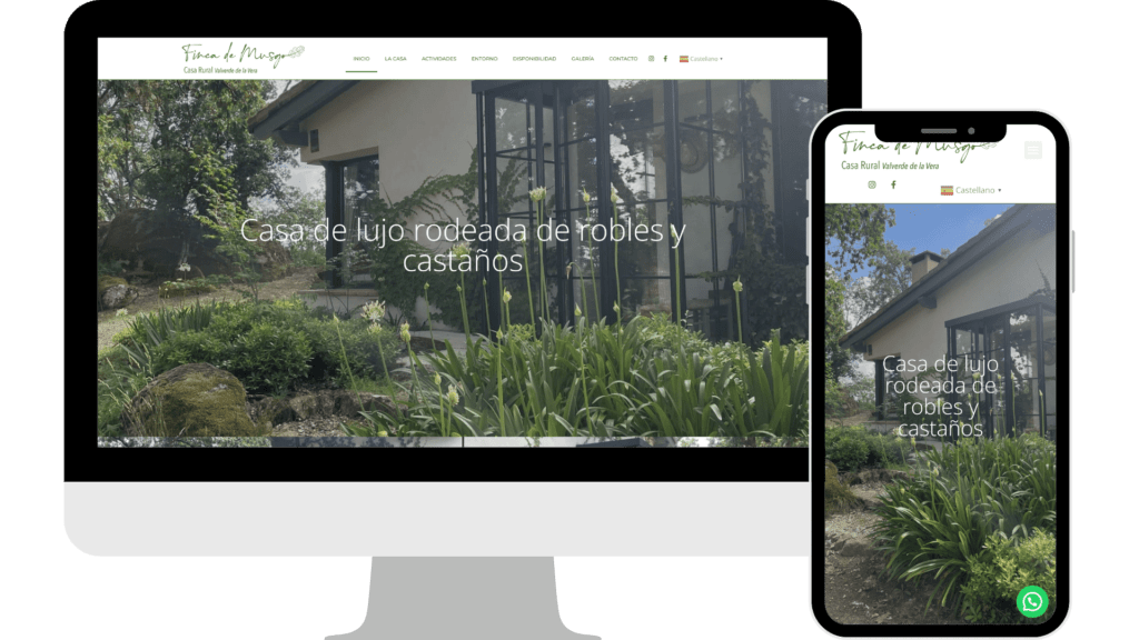 Diseño web Finca de musgo