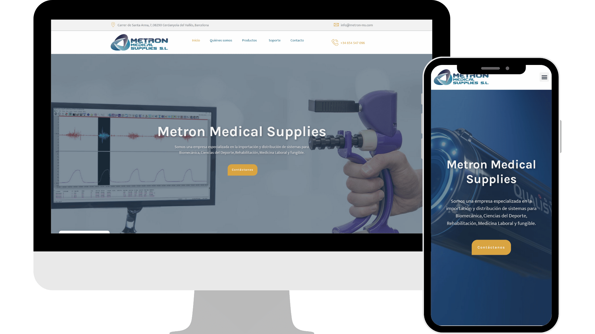 Diseño web Metron MS